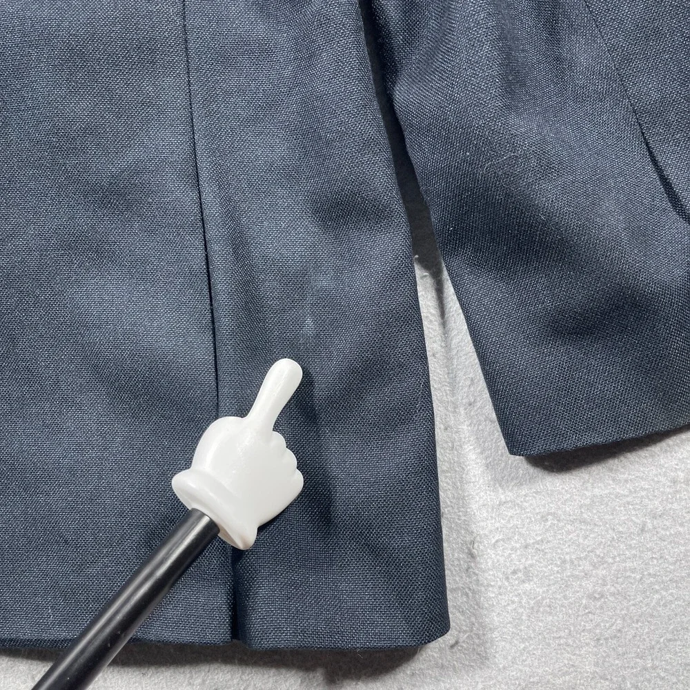 John Varvatos Blazer Men 46 Regular Tailored Fit Navy Blue Jacket Quiet‎ Luxury